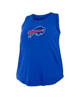 Profile Women's Buffalo Bills Heathered Gray Plus Size Team Racerback Tank  Top