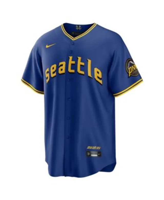 Men's Nike Royal Seattle Mariners 2023 City Connect Replica Jersey, L