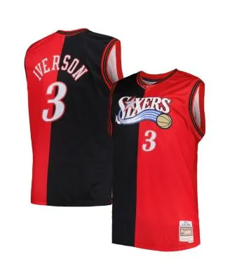 Philadelphia 76ers Mitchell & Ness 75th Anniversary Icon Swingman Jersey -  Allen Iverson - Mens