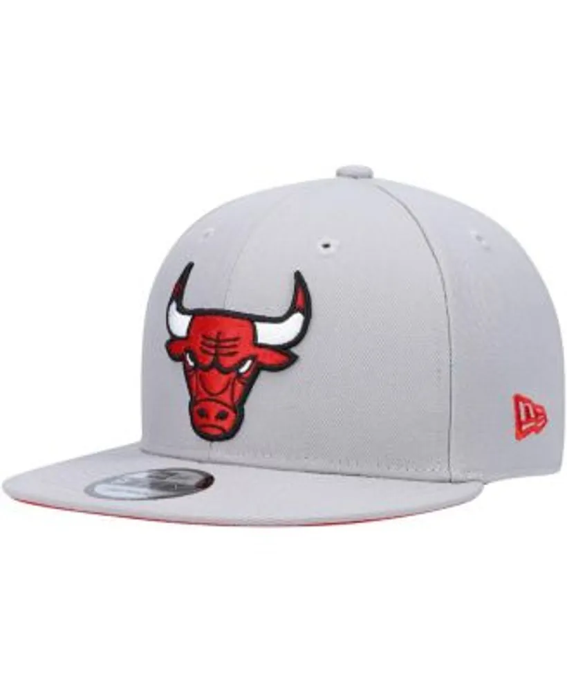 Men's Chicago Bulls New Era Gray 9FIFTY Snapback Hat