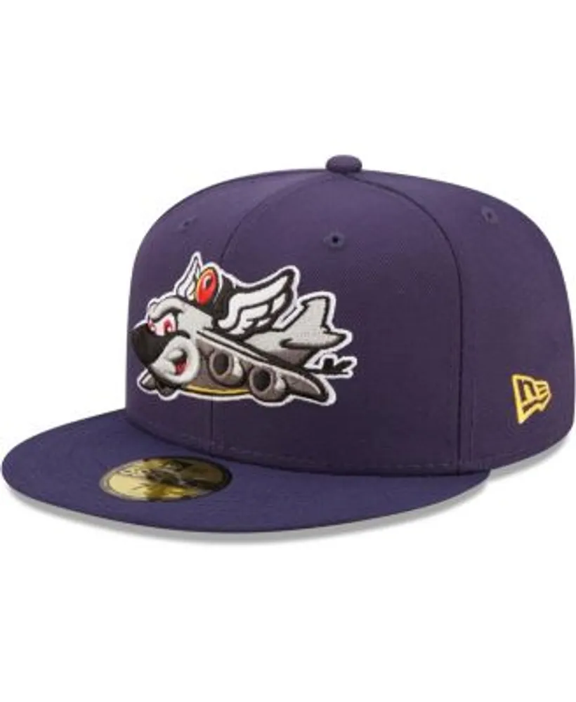 New Era Anaheim Ducks 59FIFTY Fitted Hat (Black Purple Light Blue Unde