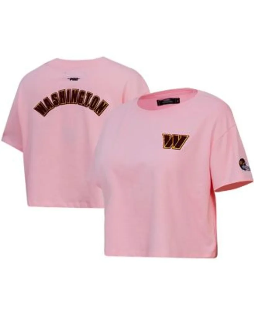 Women's Green Bay Packers Pro Standard Pink Cropped Boxy T-Shirt