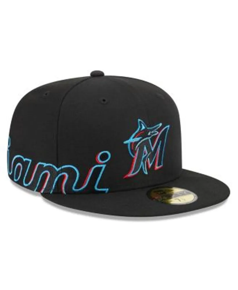  New Era Miami Marlins Black/White Basic 59FIFTY Fitted