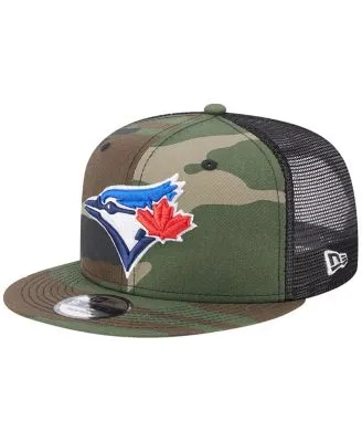 Toronto Blue Jays New Era Retro Beachin' Patch A-Frame Trucker 9FIFTY  Snapback Hat - Natural