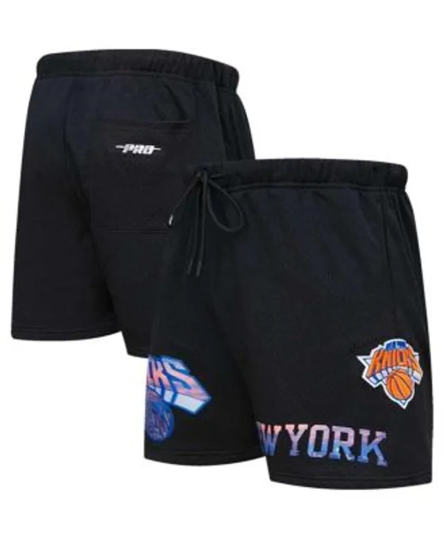 Pro Standard Men's Black New York Knicks City Scape Mesh Shorts