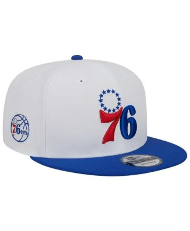 Men's Philadelphia 76ers New Era Black/White Back Half 9FIFTY