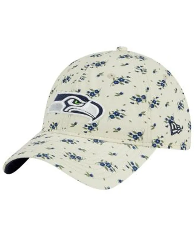 Men's New Era Cream Los Angeles Rams Bloom 9TWENTY Adjustable Hat