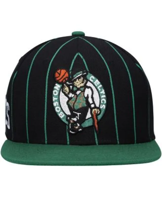 Men's Mitchell & Ness Kelly Green Boston Celtics Hardwood Classics  Earthquake Snapback Hat