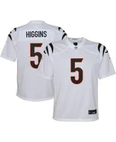 Men's Nike Tee Higgins Black Cincinnati Bengals Game Player Jersey