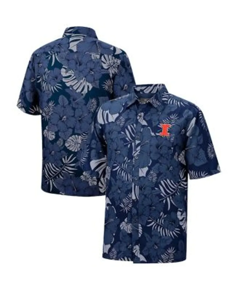 Men's Tommy Bahama Navy Chicago Bears Azule Oasis Button-Up Shirt Size: Small