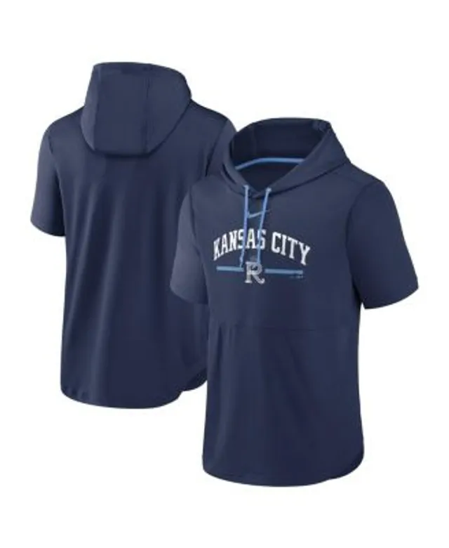 Nike Men's Navy Kansas City Royals Connect Short Sleeve Pullover