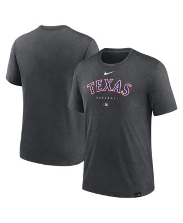 Texas Rangers Women's Plus Size Colorblock T-Shirt - Heathered  Charcoal/Royal