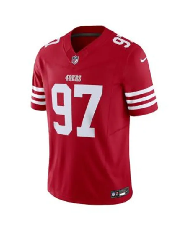 Men's Nike Nick Bosa Scarlet San Francisco 49ers Name & Number T-Shirt