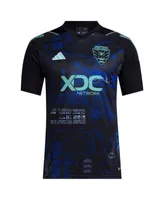 Men's LAFC adidas Black 2023 One Planet Replica Jersey