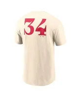 Nike Men's Nolan Ryan Cream Texas Rangers 2023 City Connect Name and Number  T-shirt