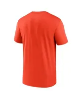 Men's Nike Orange New York Mets Legend Logo T-Shirt