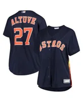 Profile Women's Jose Altuve Navy Houston Astros Plus Alternate Replica  Player Jersey