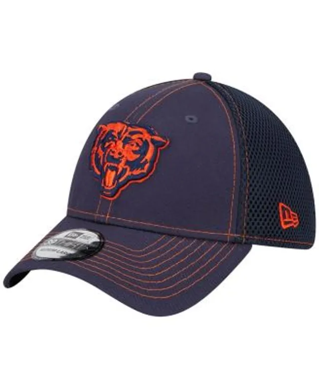 Men's New Era Navy/Orange Chicago Bears Surge 39THIRTY Flex Hat