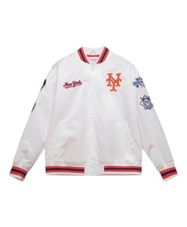 Mitchell & Ness Men's White Philadelphia Phillies City Collection Satin  Full-Snap Varsity Jacket - Macy's
