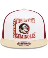 Men's New Era White/Garnet Florida State Seminoles Basic Low