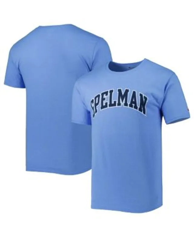 Colosseum Men's White and Navy Spelman College Jaguars Free Spirited  Baseball Jersey