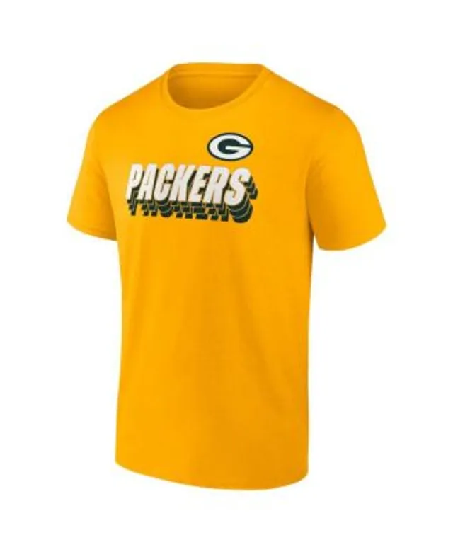 Green Bay Packers Nike Throwback Raglan Long Sleeve T-Shirt - Gold/Green