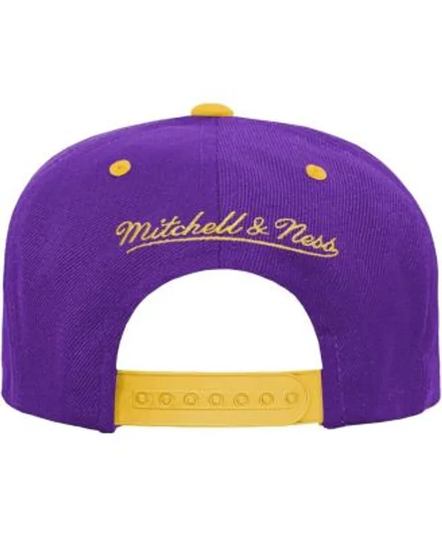 Men's Detroit Pistons Mitchell & Ness Cream Hardwood Classics Sail 2-Tone Snapback  Hat