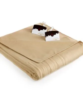 Comfort Knit Fleece Electric Blanket, Created For Macy's