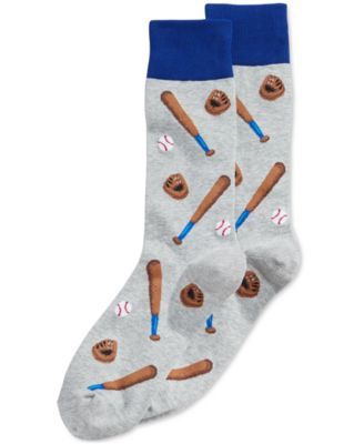 Men's Socks, Baseball Design