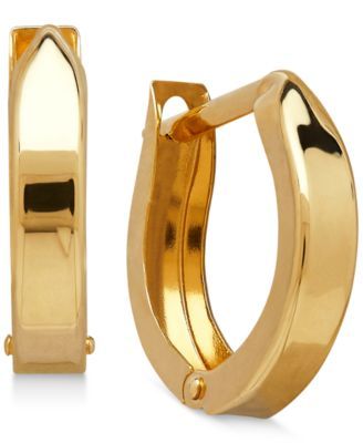 Children's Hinged Cuff Hoop Earrings in 14k Gold  