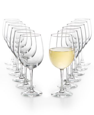 12-Pc. White Wine Glasses Set, Created for Macy's