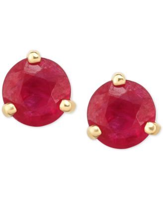 Ruby Stud Earrings (1-1/5 ct. t.w.) in 14k Gold