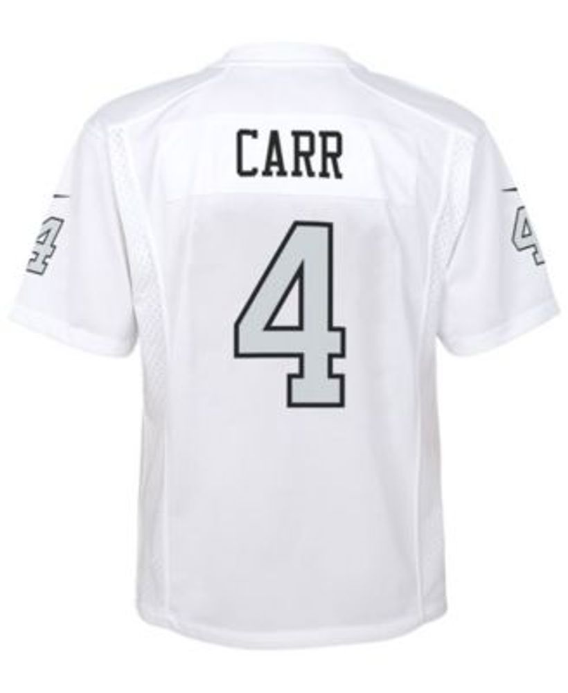 Las Vegas Raiders Nike Atmosphere Jersey - Derek Carr 4 - Grey - Mens