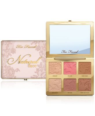 Natural Face Highlight, Blush, and Bronzing Veil Face Palette