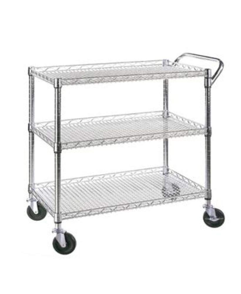 Seville Classics Stainless Steel Kitchen Cart