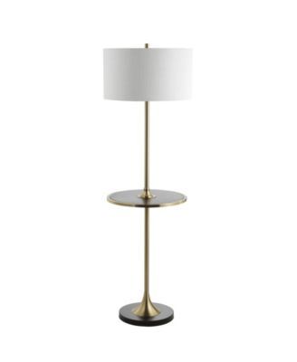 Luce Metal or Wood Led Floor Lamp with Table