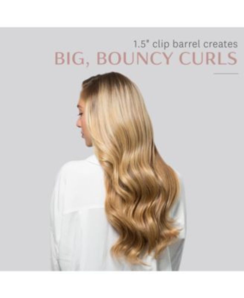 Voluminous Curls 1.5" Interchangeable Clip Curling Iron Barrel