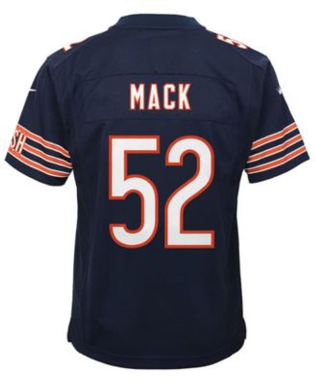 Chicago Bears NFL Nike On Field NFL Khalil Mack 52 White Jersey Youth Boys  Large