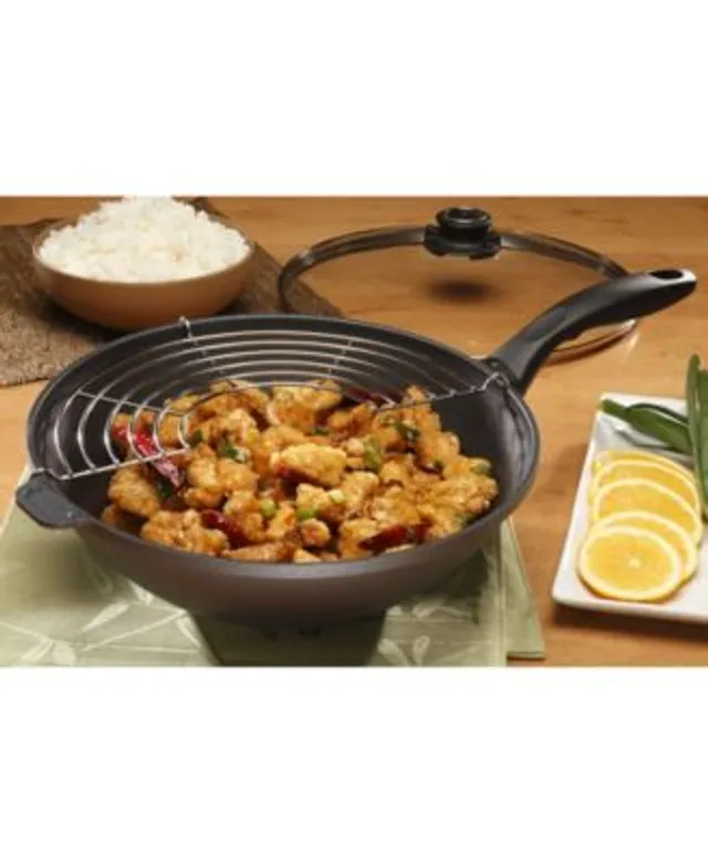 Swiss Diamond HD 9.5 Nonstick Stir-Fry Pan with Glass Lid - Induction