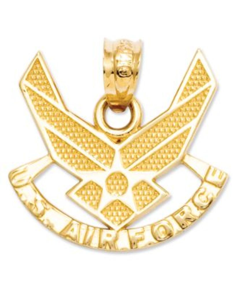 14k Gold Charm, U.S. Air Force Charm