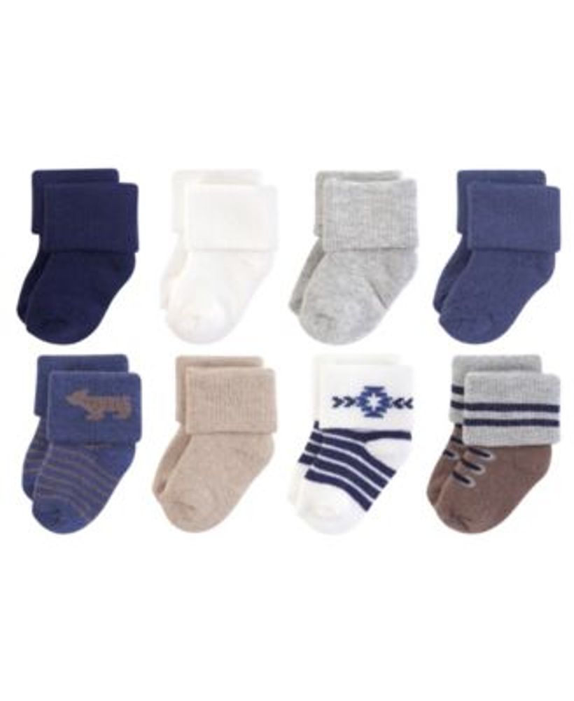 Terry Cotton Socks, 8-Pack, 0-12 Months