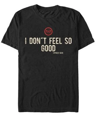 Marvel Men's Spider-Man I Don't Feel So Well Short Sleeve T-Shirt