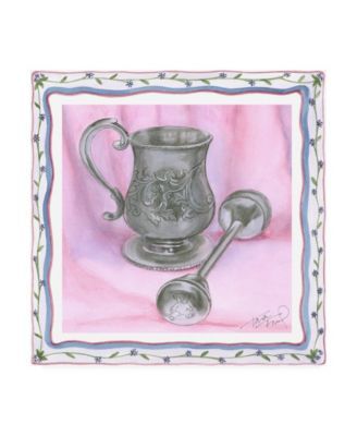 Tara Friel Heirloom Cup and Rattle II Childrens Art Canvas Art