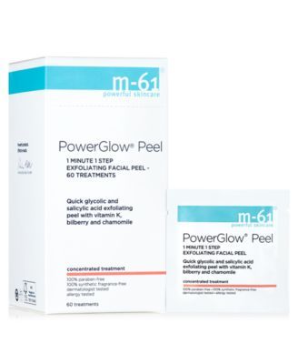 PowerGlow Peel 1 Minute 1-Step Exfoliating Facial Peel – 60 Treatments