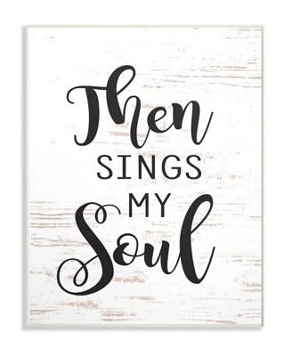 Then Sings My Soul Wall Plaque Art