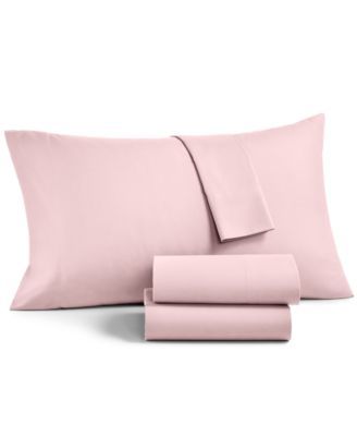 Solid Microfiber Pc. Sheet Set, Created for Macy's