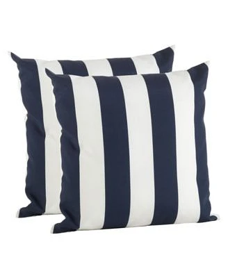 Striped Pillow - Cover Only, Set of 2, 17" x 17"