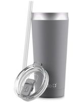 Ello Jones 11-Oz. Stainless Steel Coffee Tumbler, Black Metallic