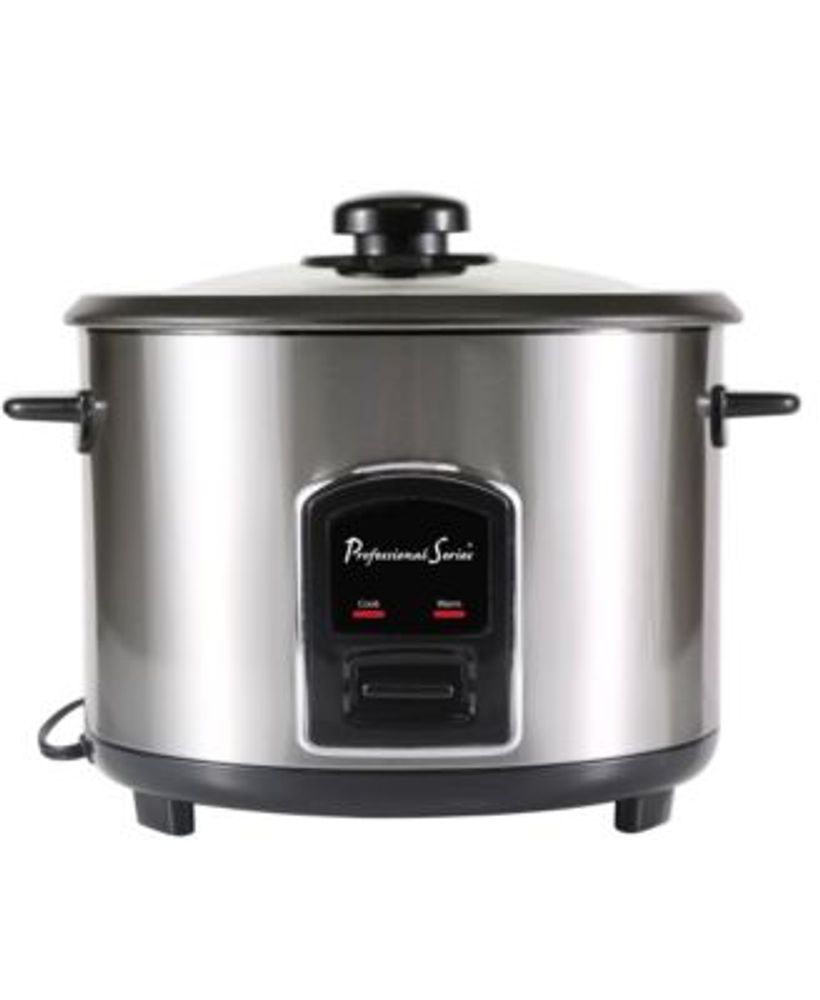 Professional Series 12-Cup Rice Cooker with Glass Lid