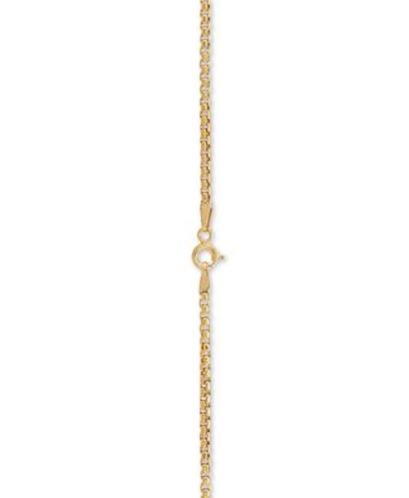 Giani Bernini Sterling Silver Box Chain Necklace